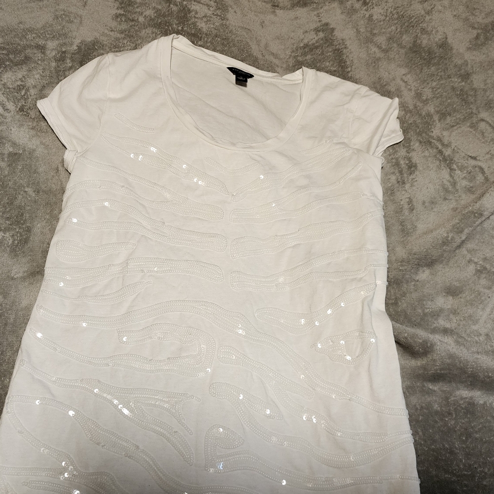 Ann Taylor Sequined Shirt